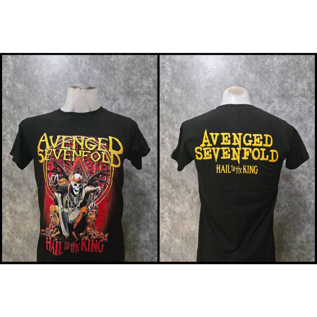 เสื้อยืดสกรีนลาย AVENG7FOLD (รหัส 230)