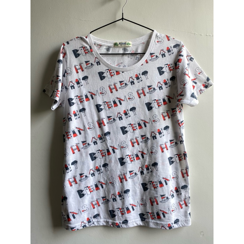 เสื้อยืดแบรนด์ Beams heart used