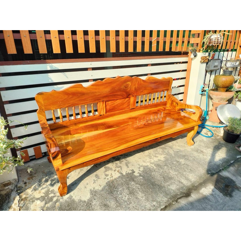 เฟอร์นิเจอร์ไม้ โซฟาไม้กว้าง 65 × 200 - รูปที่ 2