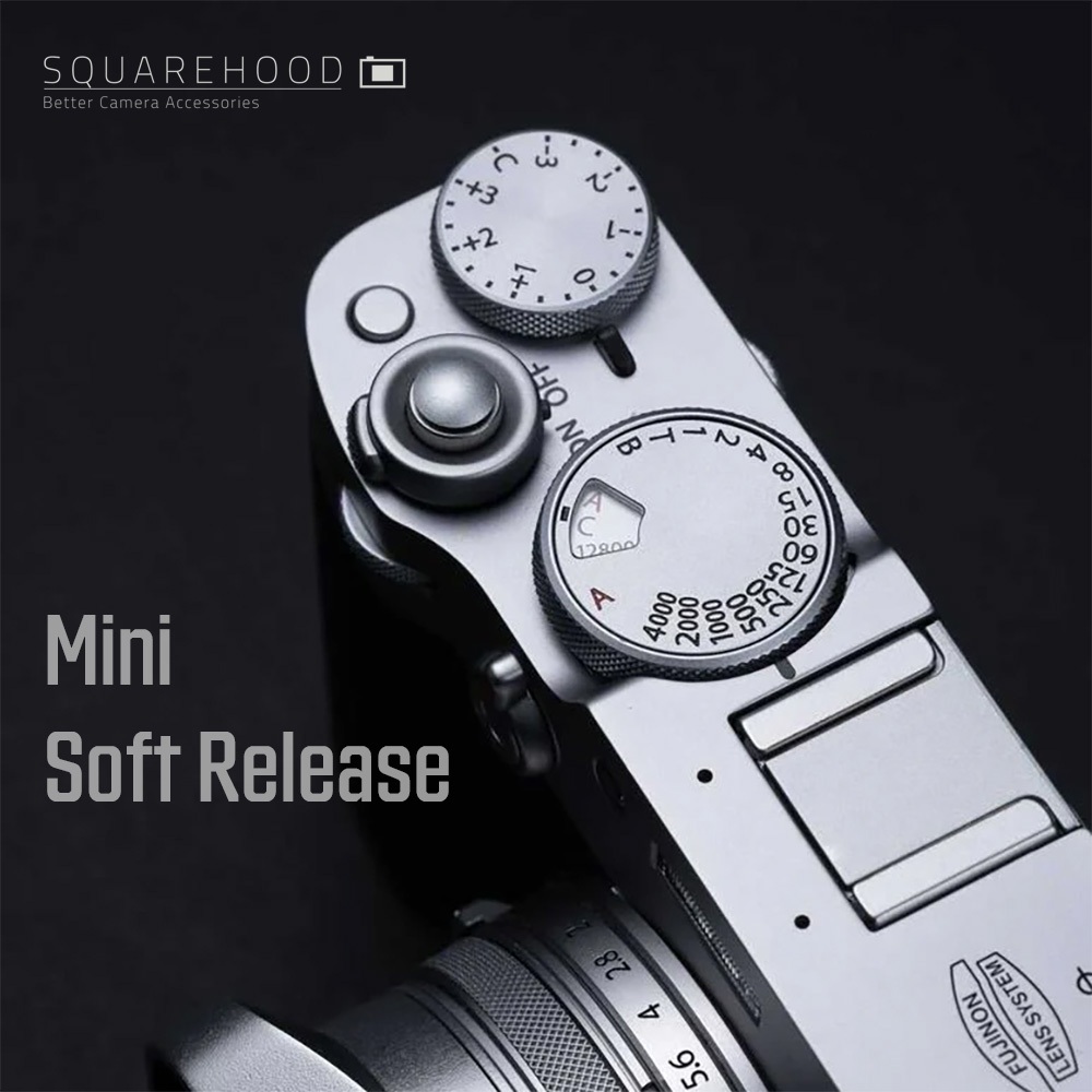 Mini Soft Release ปุ่มชัตเตอร์ขนาดเล็ก SquareHood