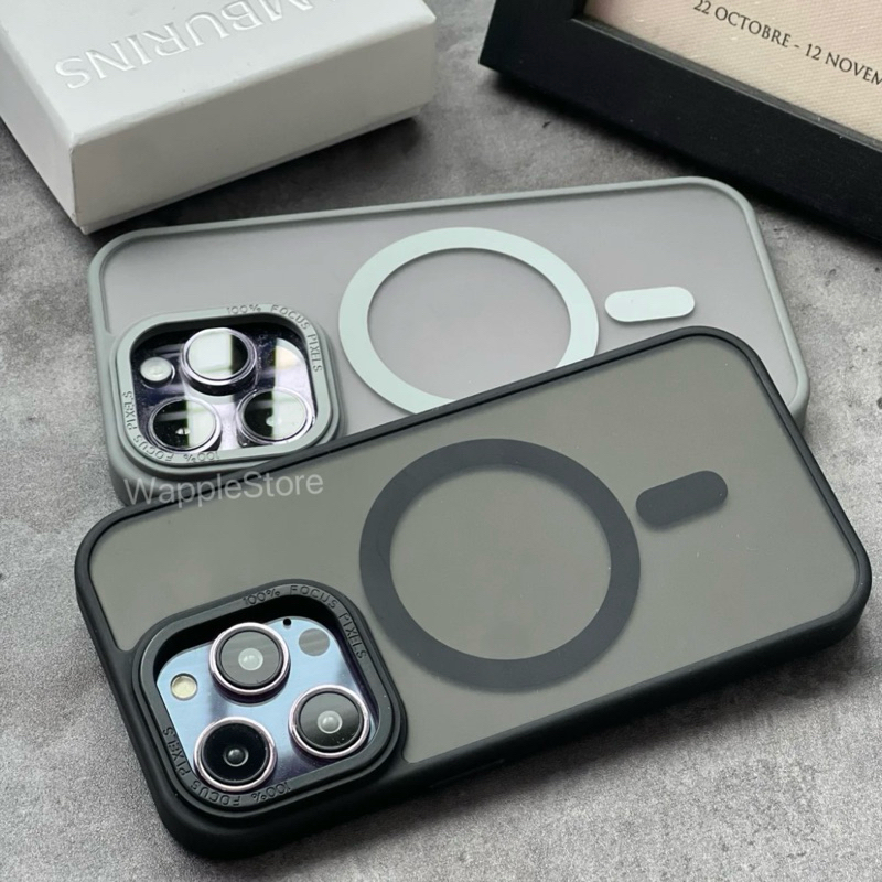 เคสผิวด้านแม่เหล็กรองรับไวเล็ทชาร์จได้ สำหรับรุ่นไอโฟน11-16 16plus 16Pro 16ProMax