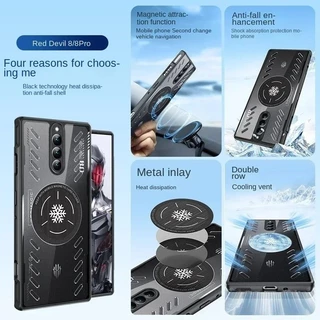 เคส for Redmagic 11 11s 10 10s 9 9s 8 8s pro + air red magic ระบายความร้อน cooling case