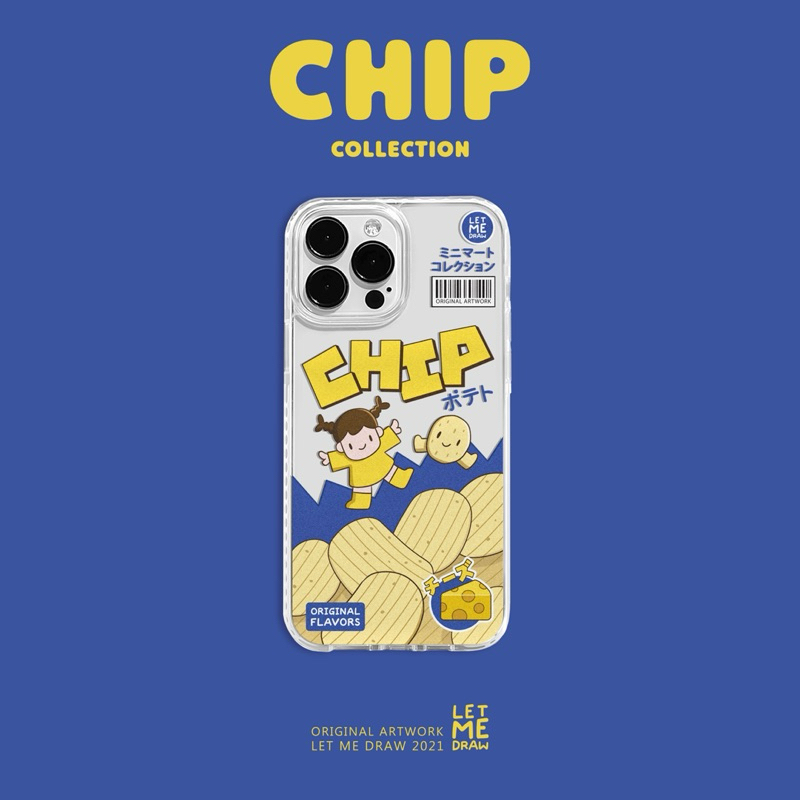 เคสไอโฟน Case for iPhone 15/16/17 ลาย “CHIP” MINIMART COLLECTION (No.045)