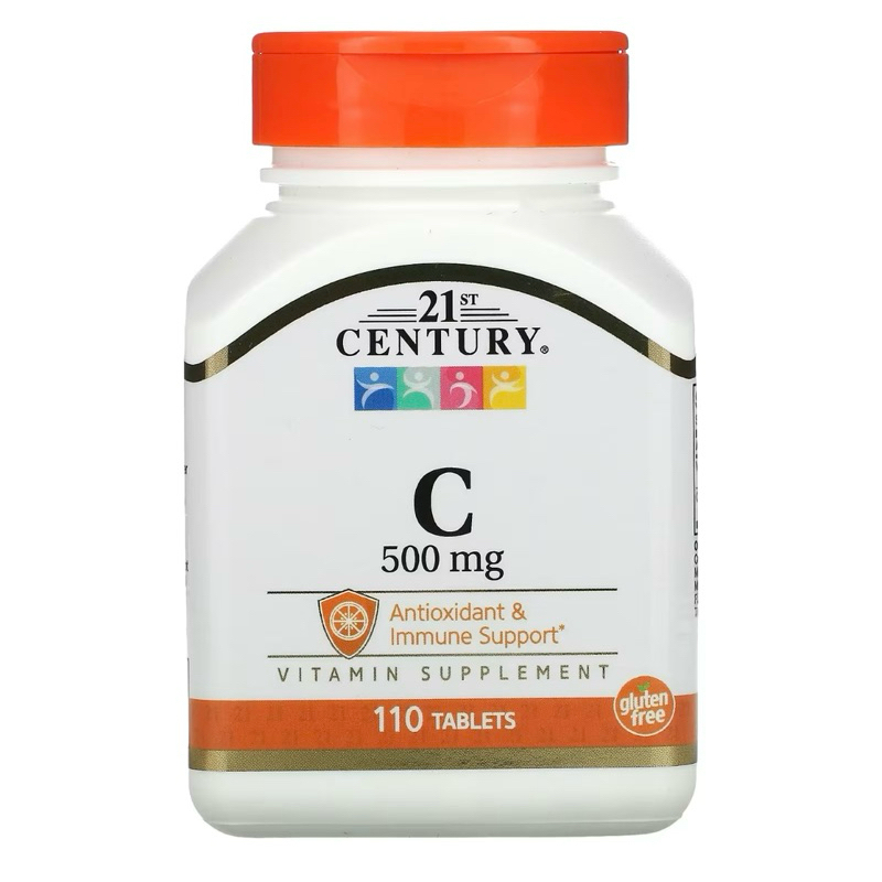 วิตามินซี 21st Century Vitamin C 500 mg. 110 เม็ด