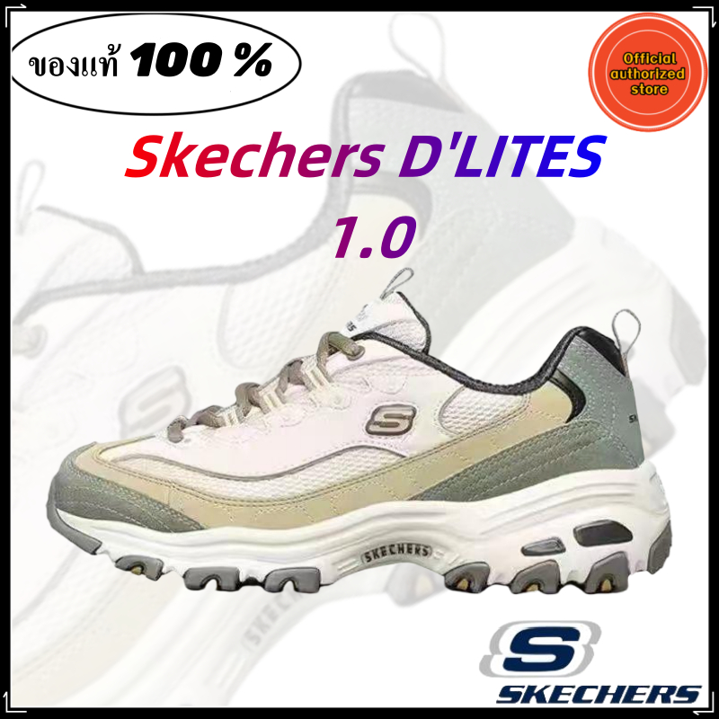 Skechers สเก็ตเชอร์ส รองเท้าผู้หญิง Women D'lites 1.0 Sport shoes ของแท้ 100 % การป้องกันการลื่น