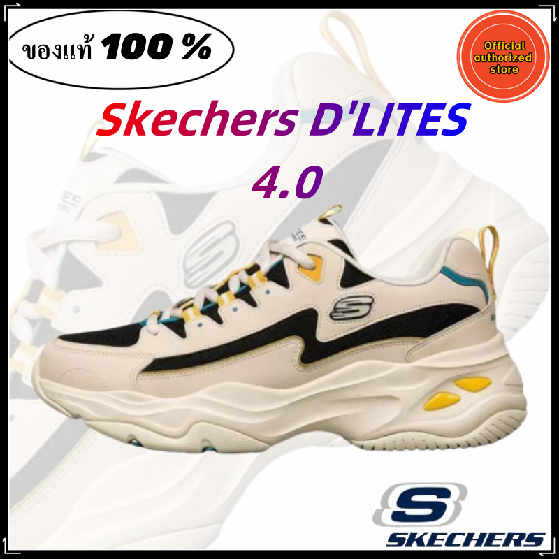 Skechers สเก็ตเชอร์ส รองเท้าผู้หญิง Women and Men D'lites 4.0 Sport shoes ของแท้ 100 %