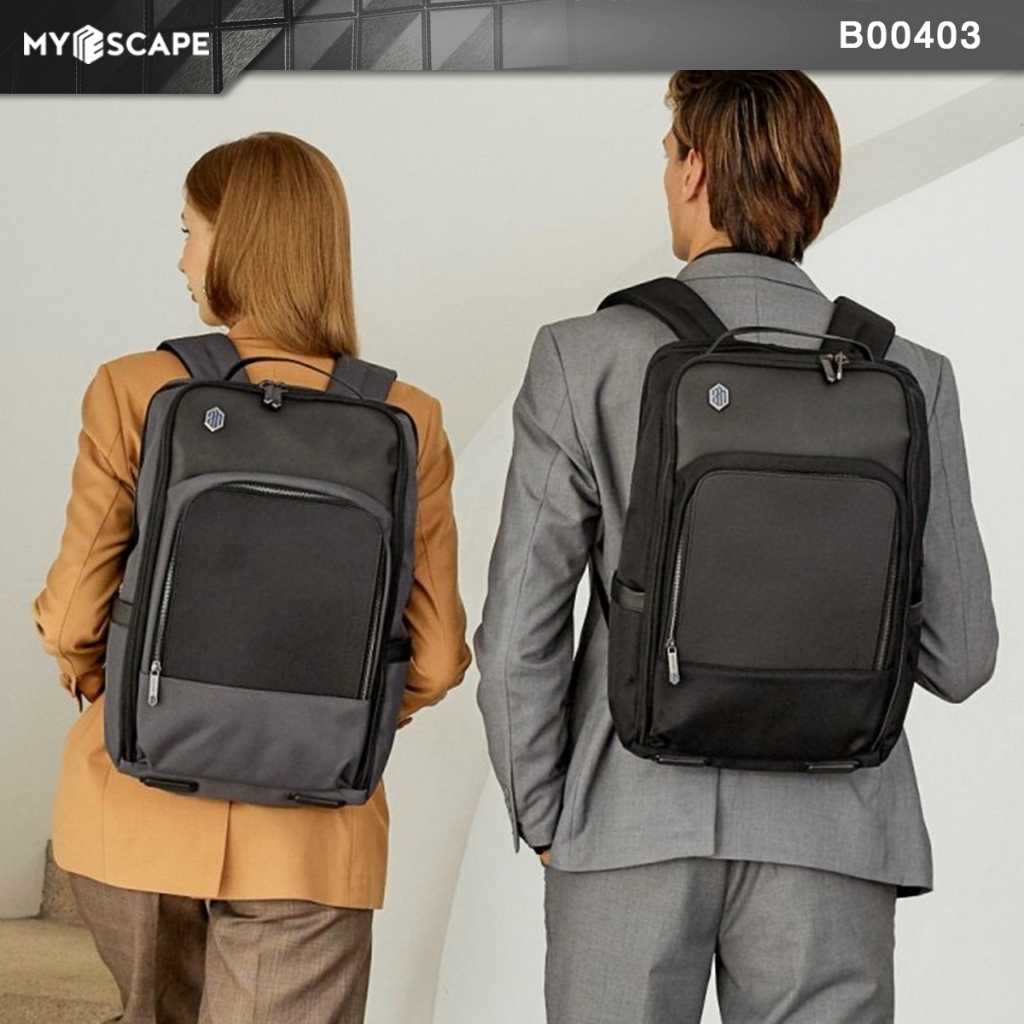 กระเป๋าเป้ ใส่โน็ตบุ๊ค ARCTIC HUNTER BY MY ESCAPEBAG รุ่น B00403 (ผ้ากันน้ำ + USB + Laptop15.6 นิ้ว+Taplet 10.4นิ้ว)