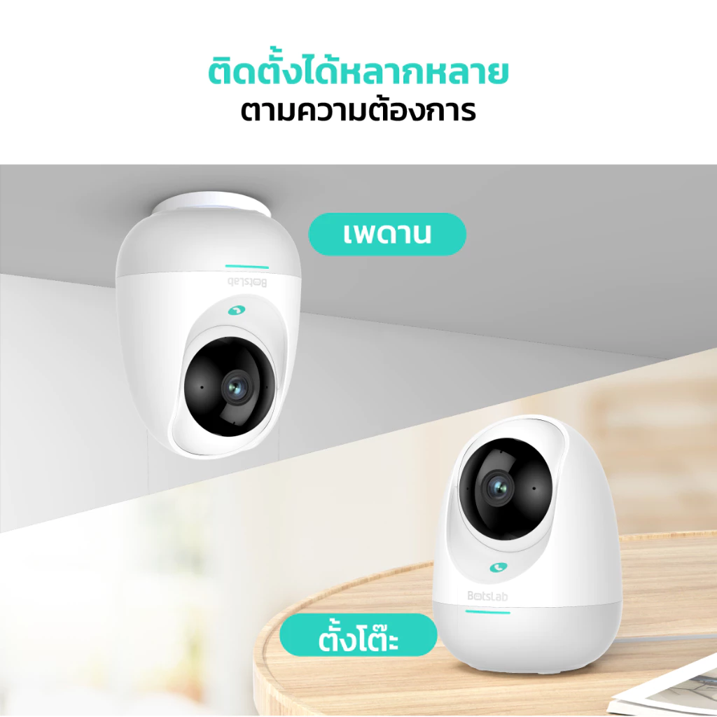 [ประกัน1ปี] 360 Botslab รุ่น C213 กล้องวงจรปิด 360° กล้องวงจรปิดภายใน กล้องรักษาความปลอดภัย ดูผ่านมือถือ รองรับ LAN thumbnail 10