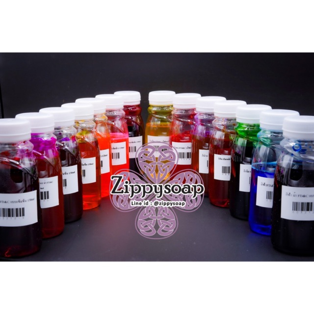 สีน้ำ FD&C แบบเข้มข้น 100 ml 003212 วัตถุดิบเครื่องสำอางค์