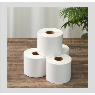 WELPACK【350 แผ่น(roll) 100x150】สติกเกอร์ความร้อน กระดาษสติ๊กเกอร์ บาร์โค้ด ลาเบล ใบปะหน้า Thermal paper