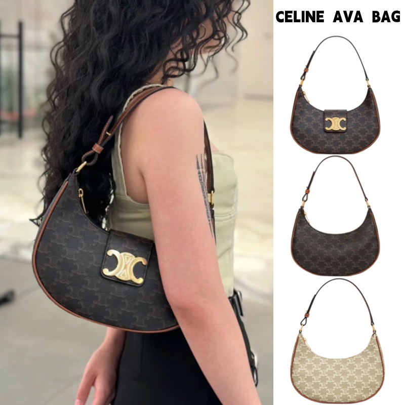 Hot Celine AVA BAG กระเป๋าถือสุภาพสตรี Lisa กระเป๋าสไตล์เดียวกันของ