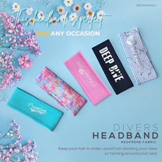 waterpro headband ผ้าคาดผม ตอนดำน้ำ