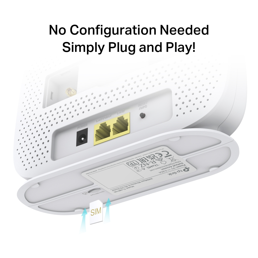 TP-Link MR105 | 300 Mbps Wireless N 4G LTE Router เราเตอร์ แชร์อินเทอร์เน็ต ทีพีลิงค์ ออกใบกำกับภาษีได้ Alotmall