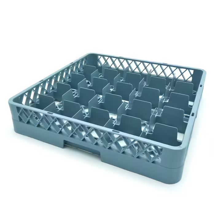 ลังคว่ำแก้ว ลังใส่จาน 64หมุด 25หมุด ลังล้างแก้ว Dishwasher Plate Rack - 50 x 50cm - รูปที่ 3