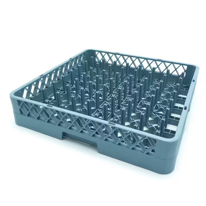ลังคว่ำแก้ว ลังใส่จาน 64หมุด 25หมุด ลังล้างแก้ว Dishwasher Plate Rack - 50 x 50cm