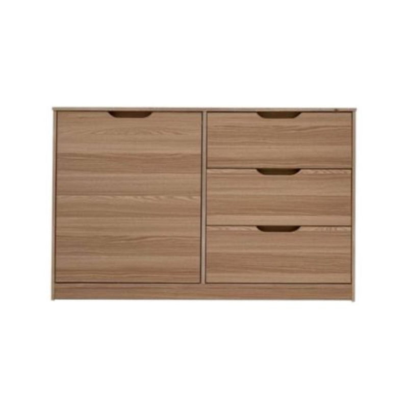 ตู้ไซด์บอร์ด KASSA ขนาด 120 ซม. สีไวท์เมเปิล