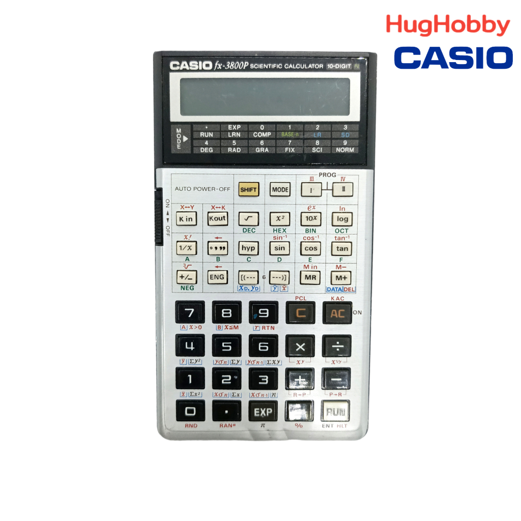 「ซาก/อะไหล่」เครื่องคิดเลขวิทยาศาสตร์ Casio fx-3800P เปิดไม่ติด ขายตามสภาพ