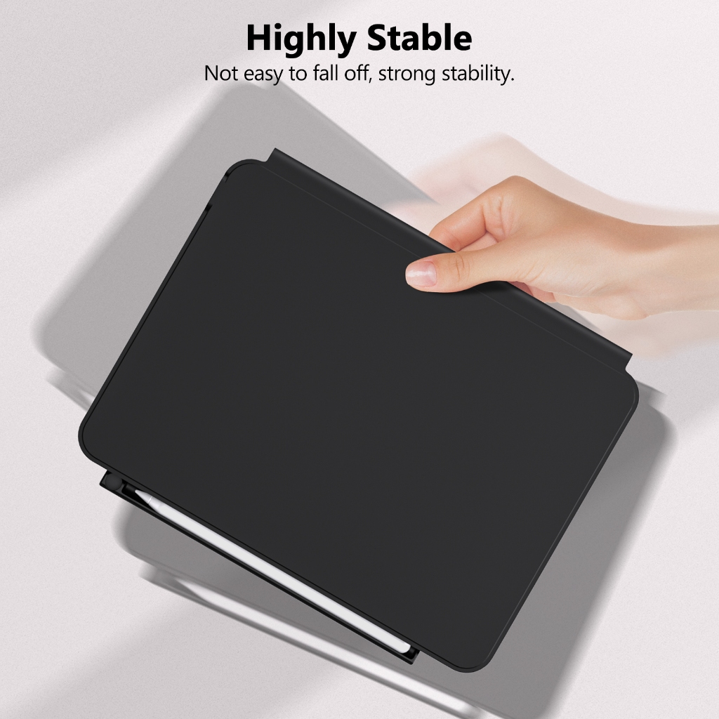 GOOJODOQ Magnetic Suction Stylus Slot case Install between iPad and keyboard case