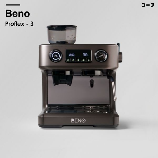 BENO เครื่องชงกาแฟเอสเพรสโซ่ รุ่น PRO-FLEX บด ชง ตีฟองในเครื่องเดียว