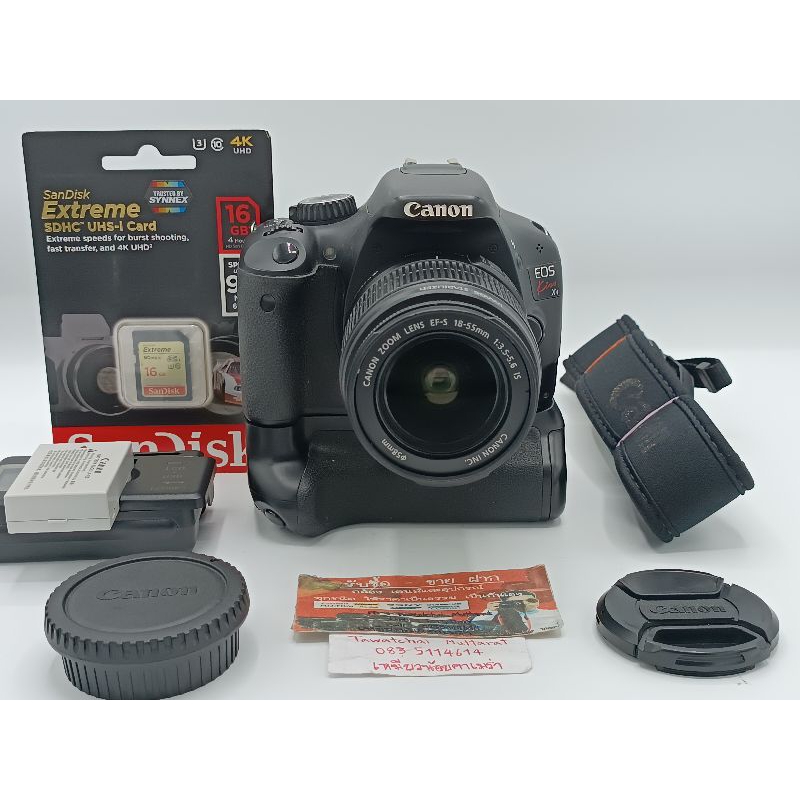 กล้อง Canon Kiss x4 (550D) + 18-55 is กล้องมือสอง เลนส์มือสอง