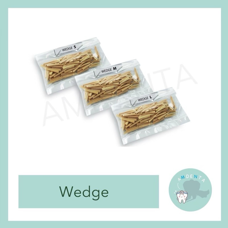 wedge , เวจไม้ / 100 pc
