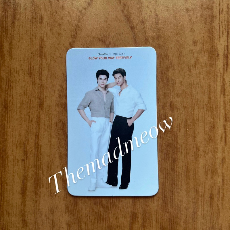 Photocard โฟโต้การ์ด มายอาโป MileApo Kinnporsche คินน์พอร์ช Beoncloud