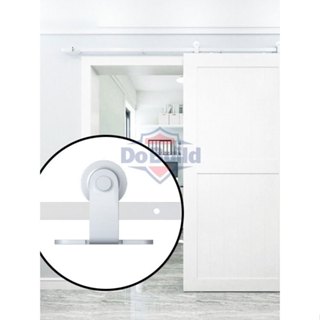 ชุดรางสไลด์ประตูสีขาวล้วนระดับพรีเมียม - สำหรับคอนโดหรู/ห้อง…