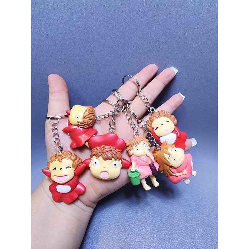 พวงกุญแจ ponyo โปเนียว มี6แบบให้เลือกค่ะ