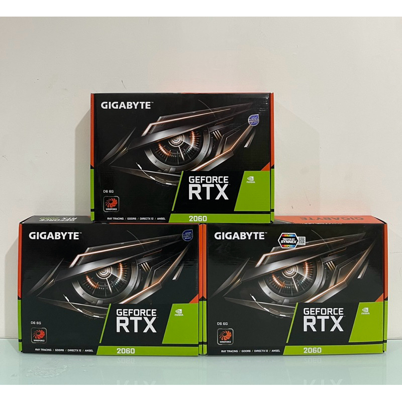 VGA (การ์ดแสดงผล) GIGABYTE GEFORCE RTX 2060 D6 6G - 6GB GDDR6 (มือสอง) ประกันร้าน 3เดือน