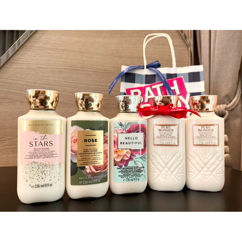 แท้ จากSHOP Bath & Body works Body Lotion และ Body Cream บอดี้โลชั่น บอดี้ครีม