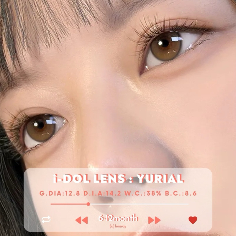 🌙🫧เก็บโค้ดลดเพิ่ม (รายปี) idollens - yurial แพคเกจเก่า/ใหม่ คอนแทคเลนส์เกาหลีของแท้ รายปี