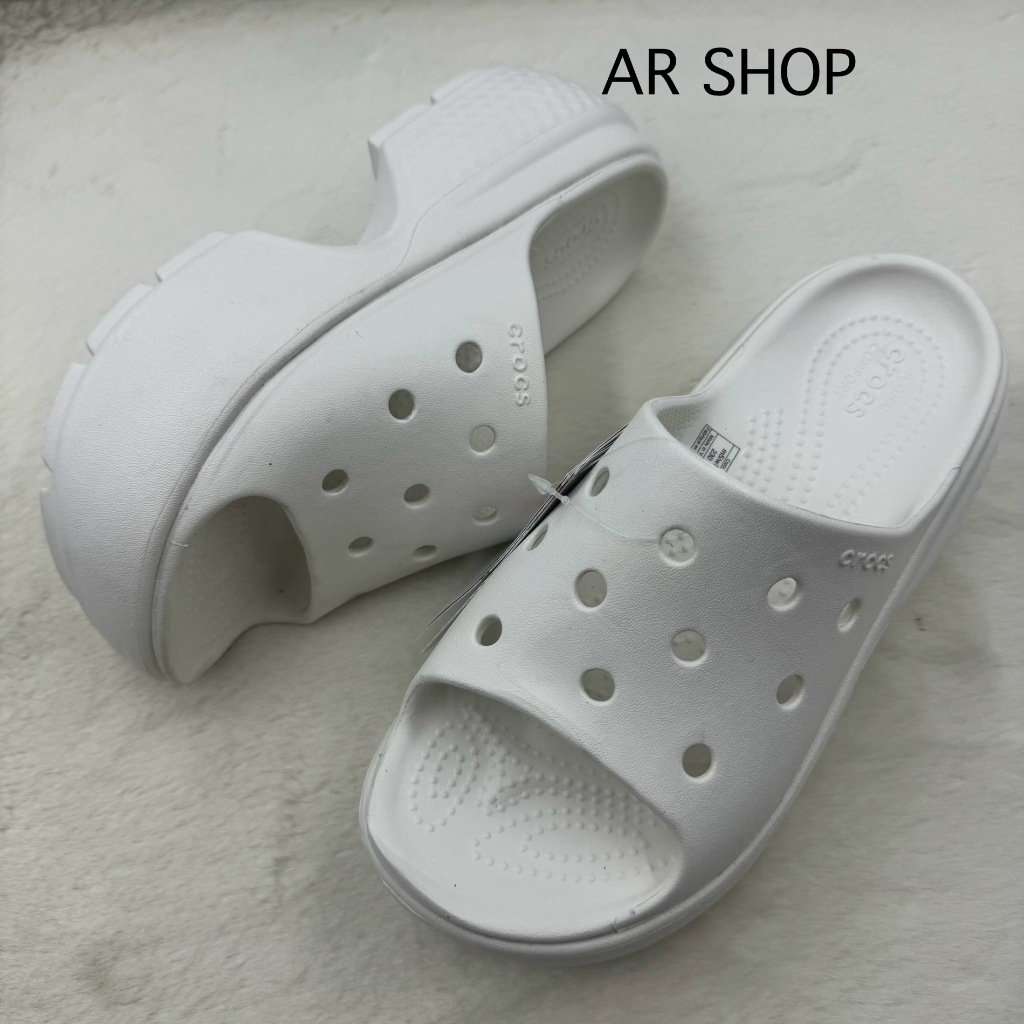 รองเท้า Crocs ส้นสูงแบบสวมสำหรับผู้หญิงสินค้าเข้าใหม่สวยทุกสีเลยค่ะ น้ำหนักเบานิ่มใส่สบายใส่สะดวกทั้งใส่และถอด ค่ะ