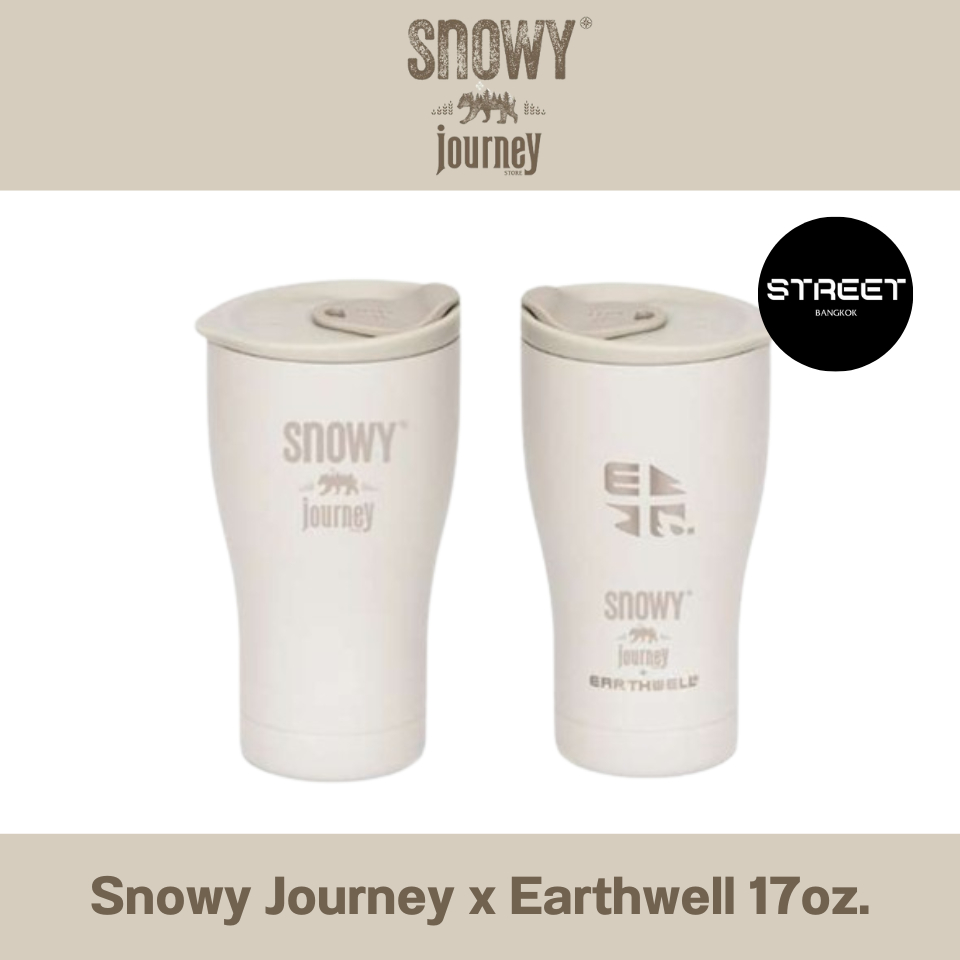 แก้วเก็บความเย็น Snowy Journey x Earthwell ขนาด 17oz.