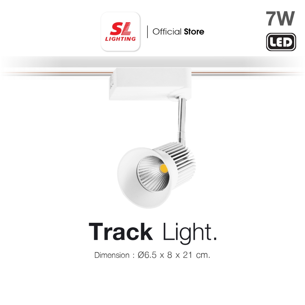 ลดสูงสุด 80% SL LIGHTING | Track Light โคมไฟแทรคไลท์ รุ่น SL-7-W-915A-COB LED COB 7W