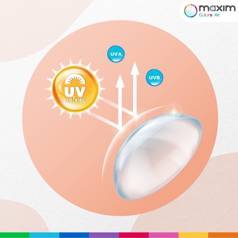 Maxim contact lens ตาสวย ( กล่องฟ้า ) รายเดือน 1 คู่ 2 ชิ้น - รูปที่ 2