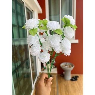 ดอกมะลิ (ดอกมะลิสีขาวช่อ 1ช่อมี5ดอก) สินค้าพร้อมส่งจากไทย วันแม่ ตกแต่ง จัดช่อ