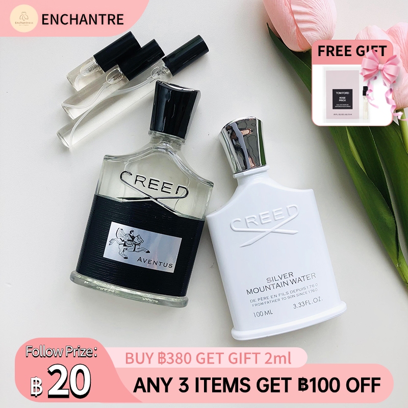 【สินค้าพร้อมส่ง】ของแท้ Aventus & Silver Mountain Water EDP 2ml/5ml/10ml น้ําหอมชายติดทนนาน perfume ขนาดพกพา
