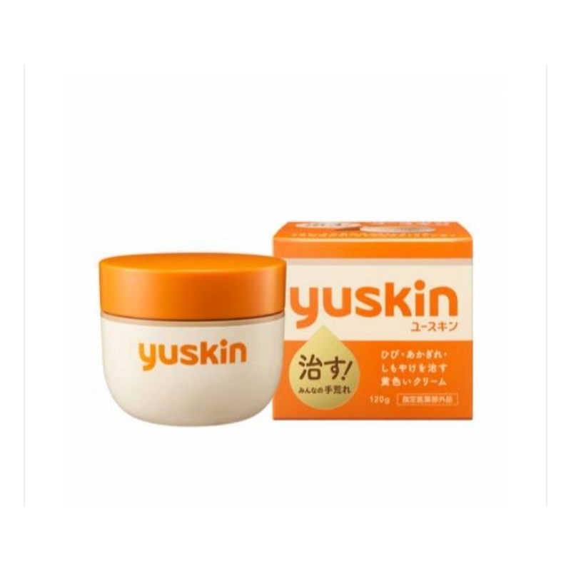 แห้งสากด้าน มือ ข้อศอก เข่า เท้า Yuskin A Family Medical Cream Rescue Cream 120 g.
