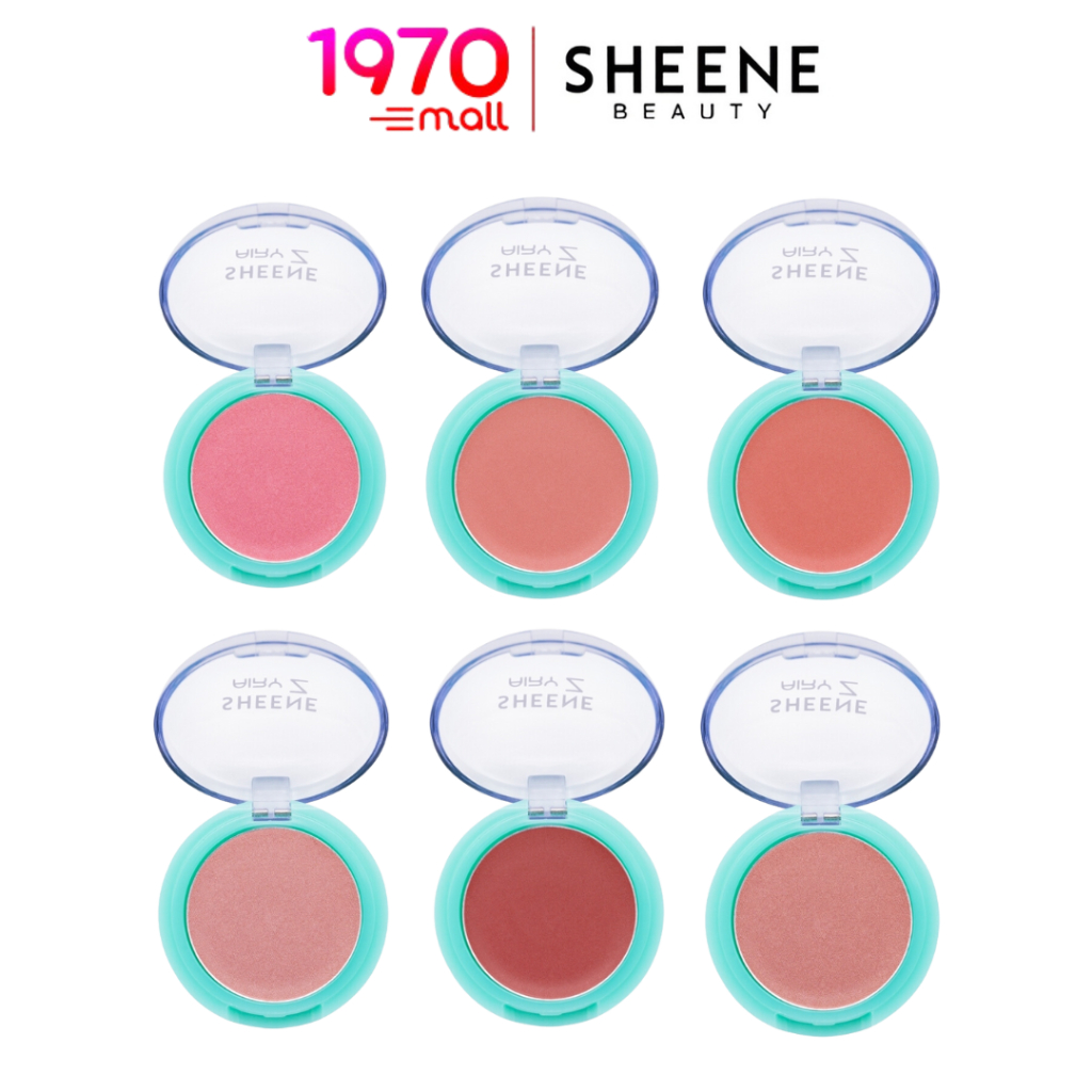 *SHEENE AIRY - Z BLUSH ON 2.8g. บลัชออน เนื้อฝุ่น เนื้อแมตต์ผสมชิมเมอร์ เฉดสีสุดละมุน