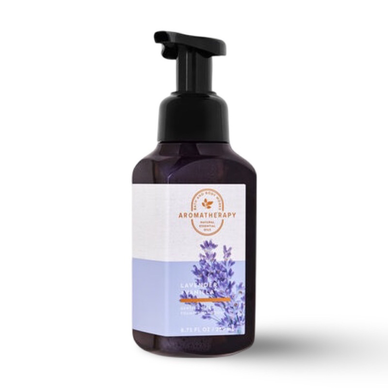 Bath&amp;BodyWorks Gentle Foaming Hand Soap Lavender Vanilla 259ml โฟมล้างมือผสมน้ำหอมกลิ่น Lavender Vanilla 259มล.