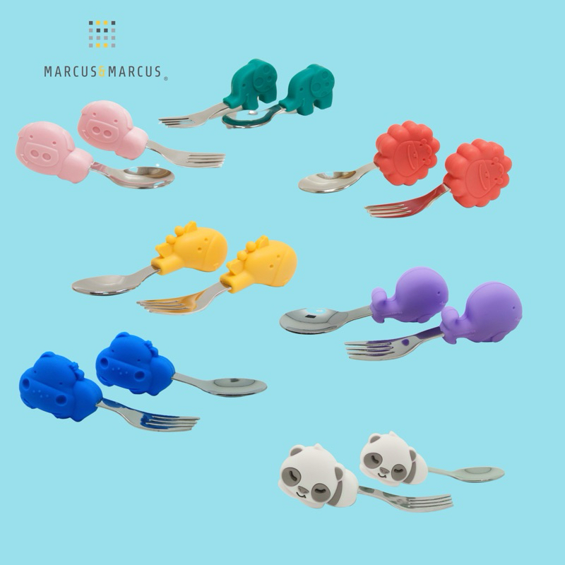 Marcus & Marcus PALM GRASP SPOON & FORK SET ช้อนส้อมmarcus ช้อนส้อม BLW