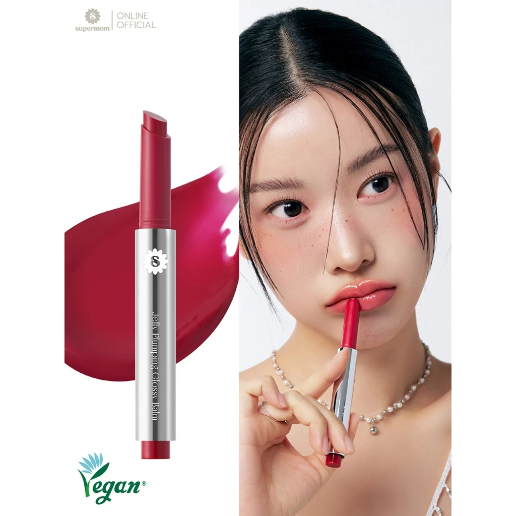 JELLY PLUMPING GLOSSY BALM ซุปเปอร์มัม เจลลี่ พลัมปิ้ง กลอสซี่ บาล์ม 1.7g