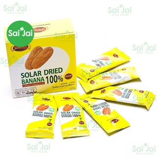 (1กล่อง/กล้วย100%) กล้วยตากป้าเพียน 100% ไม่เติมน้ำตาล มี7-9 ซอง 200g.