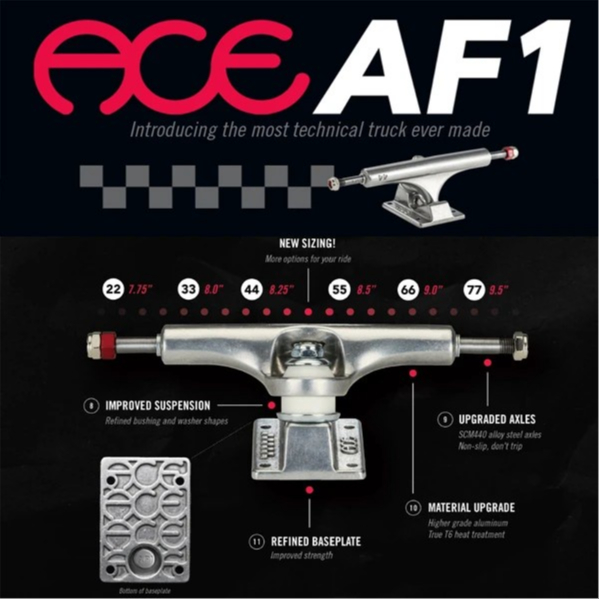 ทรัคสเก็ตบอร์ด ACE Skateboard Truck รับประกันของแท้ สินค้าพร้อมส่ง