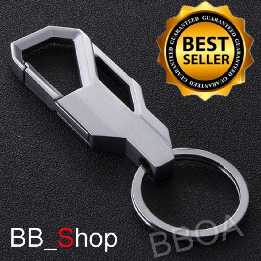 Key Chain พวงกุญแจ พวงกุญแจรถยนต์ บ้าน พวงกุญแจห้อยกระเป๋า แบบโลหะผสม รุ่น R1 สีดำ, รุ่น R2 สีเงิน, รุ่น R3 สีทอง