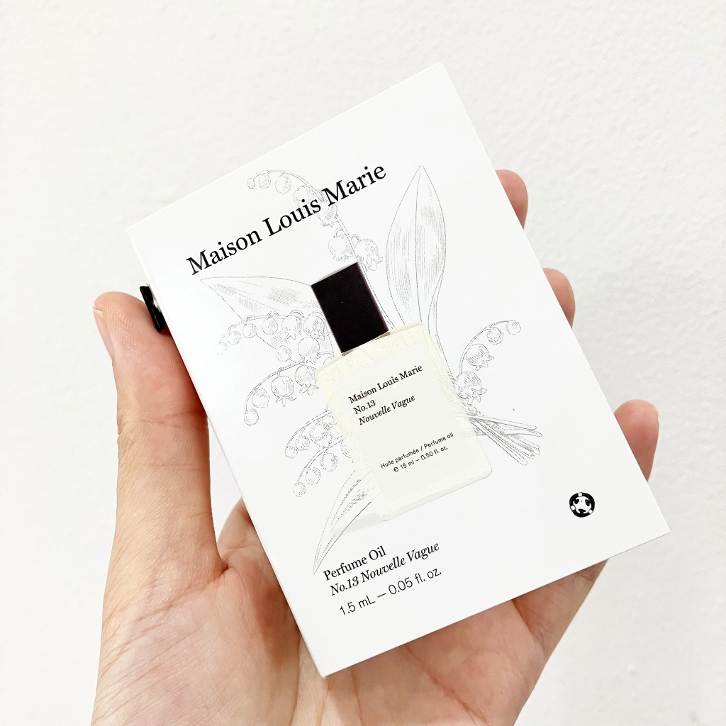 (ลด 30% โค้ดในวีดีโอ) Maison Louis Marie Perfume Oil Vial  No.13 Nouvelle Vague  น้ำมันน้ำหอมกลิ่นมูเกต์ ลูกฟิก ตองก้า