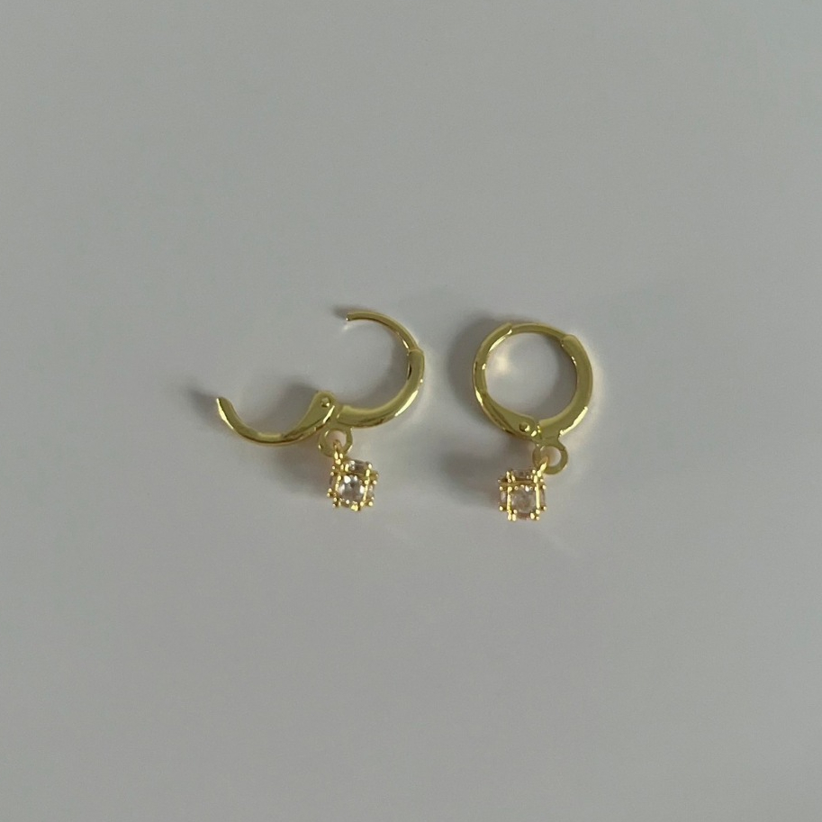 183-littlegirl gifts- Sparkling ball earrings s925 ราคา ถูกที่สุด ดีลบีเคเค แกลเลอรีภาพที่ 3