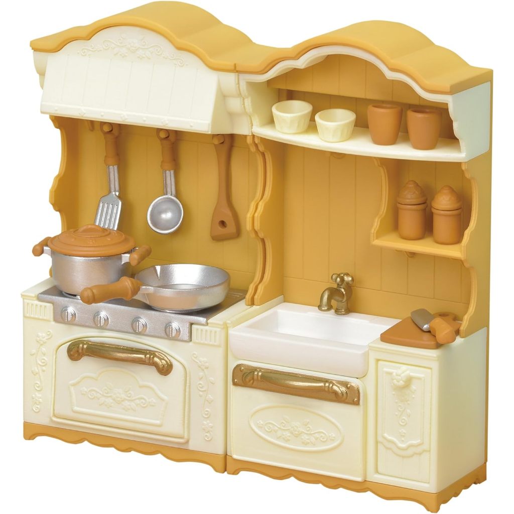พร้อมส่ง Sylvanian Families Classic Furniture set ซิลวาเนียน เฟอร์นิเจอร์ สีคลาสสิก สีเหลือง สีน้ำตาลอ่อน ใหม่มือ1