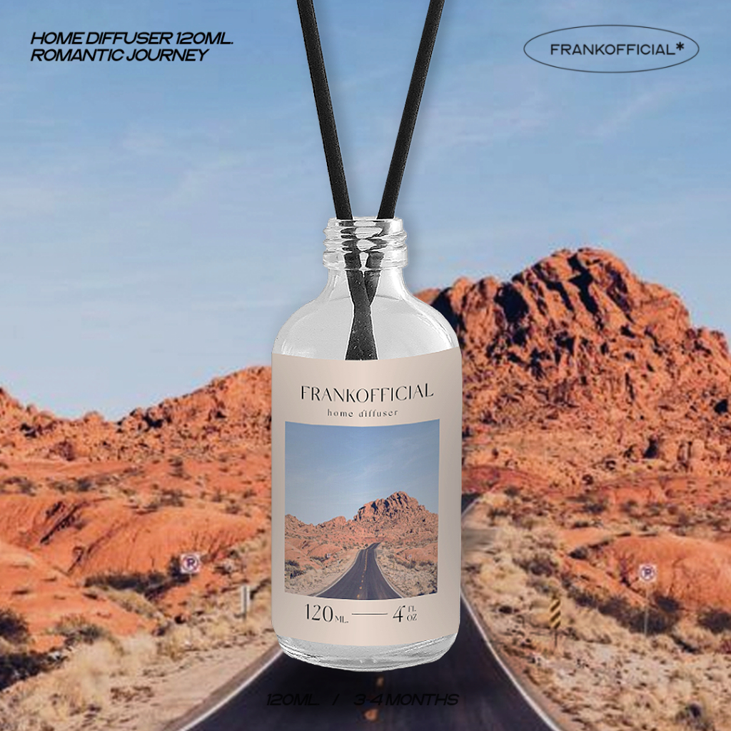 FRANK-Romantic Journal - Highway 120ml. ดีไซน์ใหม่สวยกว่าเดิม คุ้มกว่านี้ไม่มีแล้ว 120ml. ใช้ได้ 2 เดือน