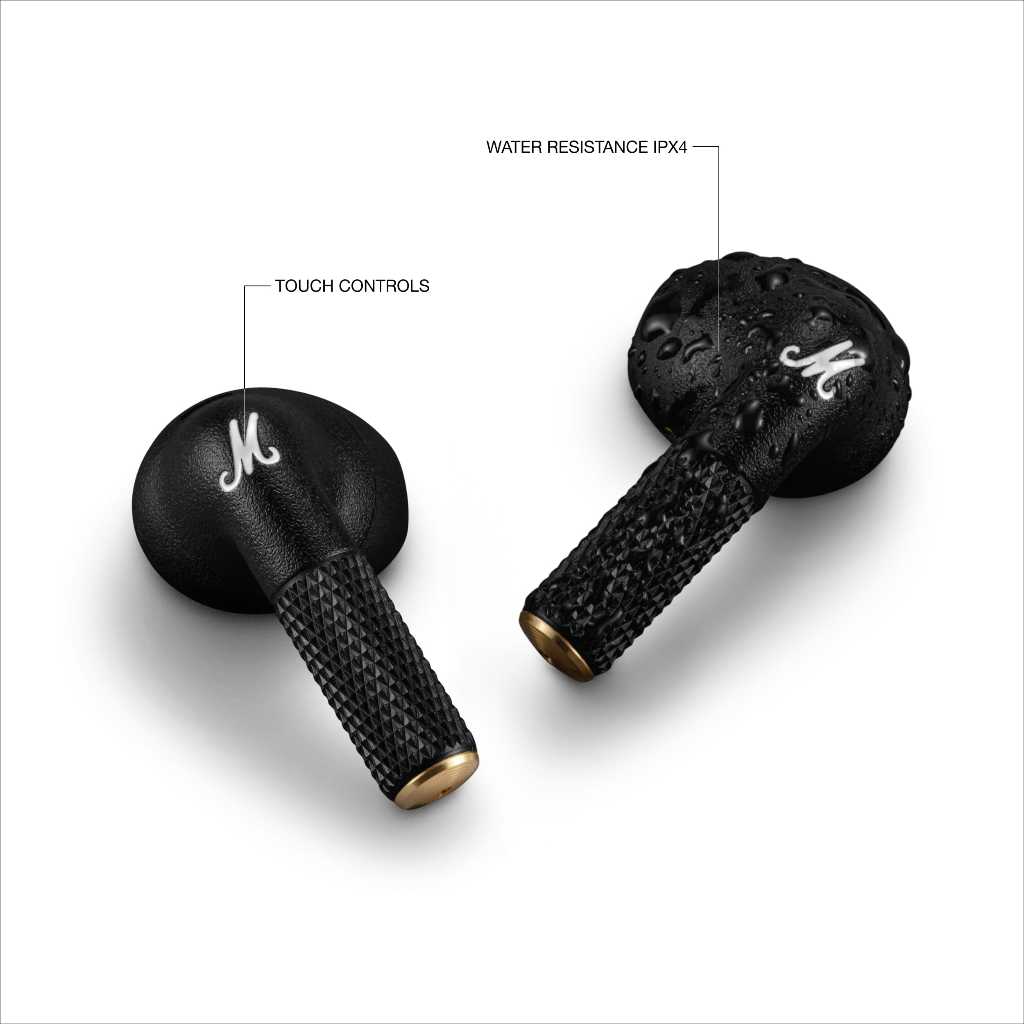 MARSHALL Minor IV black - หูฟังบลูทูธ, หูฟังไร้สาย, true wireless tws